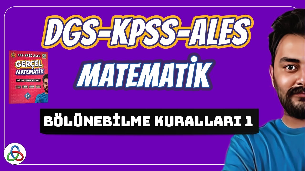 Bölünebilme Kuralları | 1. Video | DGS-KPSS-ALES Matematik | 2026 |