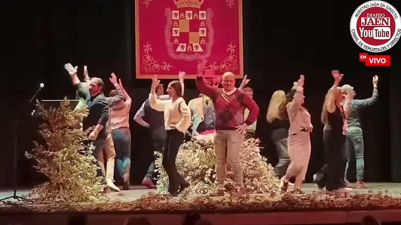 Melenchones de la Asociación ‘Lola Torres’ en el pregón de San Antón 2024. Jaén (11.01.24)