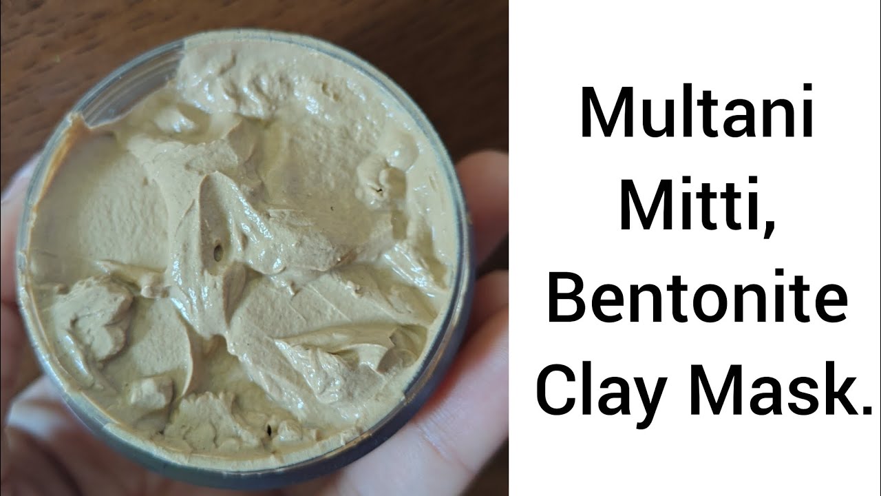Multani Mitti, Bentonite Clay, Kaolin Clay Mask|Emulsified Clay Mask|Multani Mitti Mask|DiyClay Mask