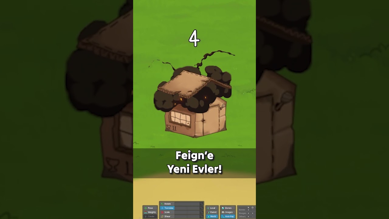 Feign'e yeni evler!🏡#gamedev #indiegame #game