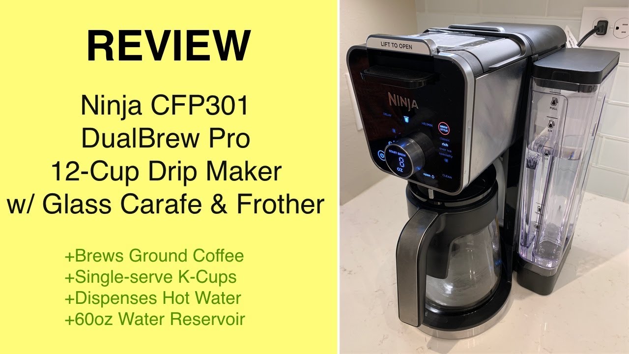 Обзор кофеварки Ninja CFP301 DualBrew Pro с адаптером для чашки K-Cup и капучинатором
