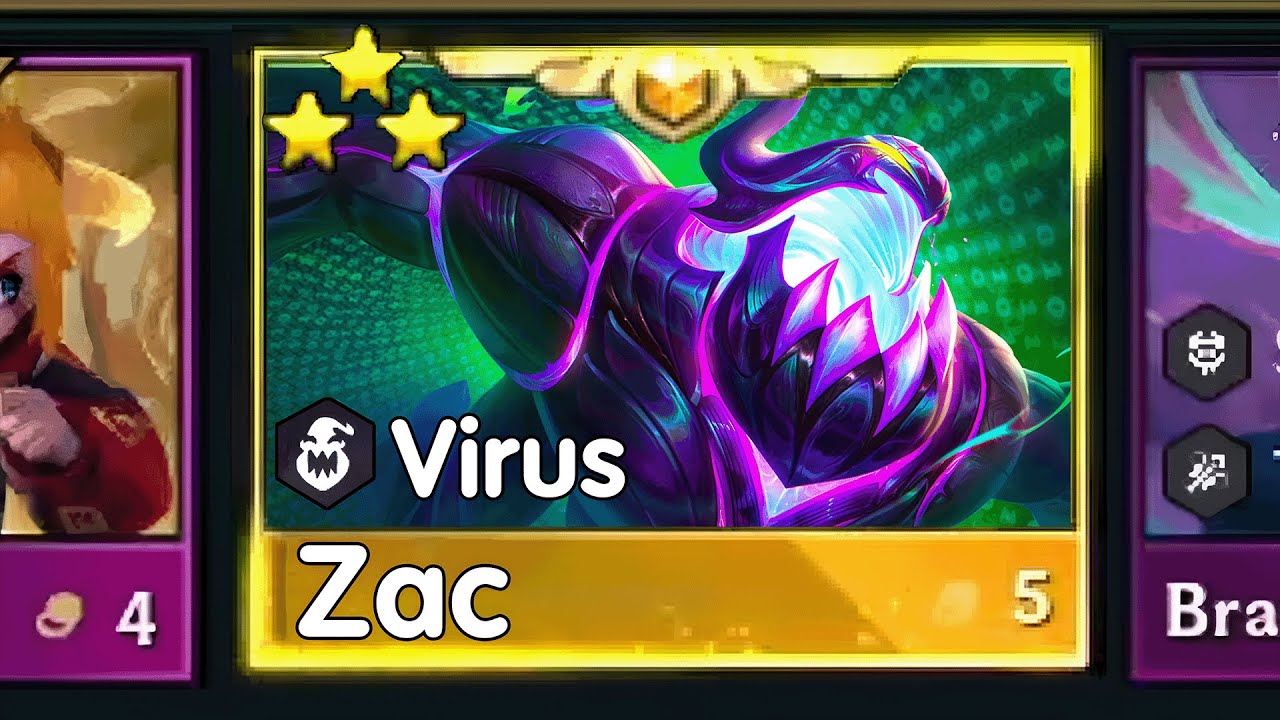 Zac 5 Cost 3-Star⭐⭐⭐ + Infinety HP! | TFT Set 14