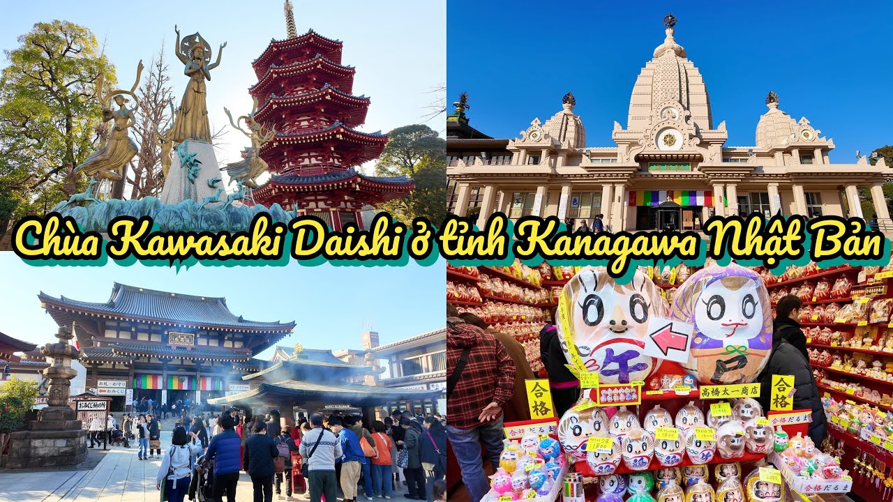 Chùa Kawasaki Daishi - Như một địa điểm tham quan nổi bật có nhiều cảnh quan đẹp đẽ