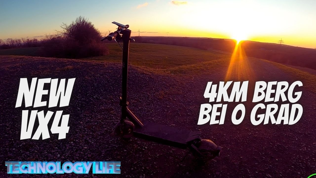 Berg Fahrt im Reichweiten Test, VMAX NEW VX4