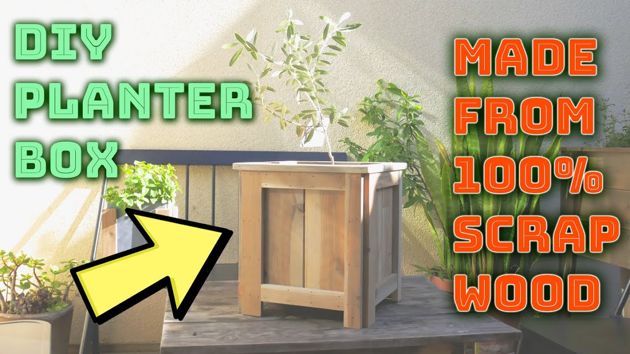 DIY Planter Box Made from Scrap Wood