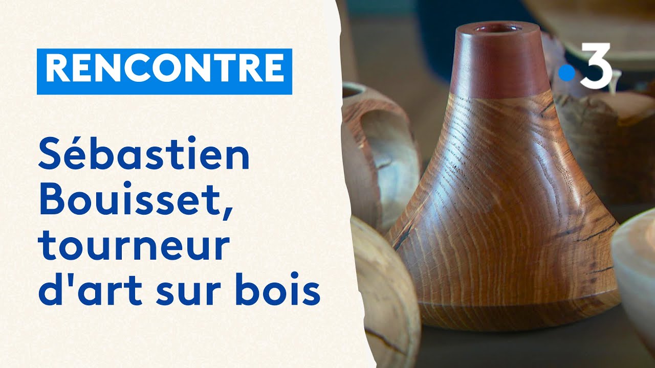 Sarthe : Sébastien Bouisset, tourneur d'art sur bois