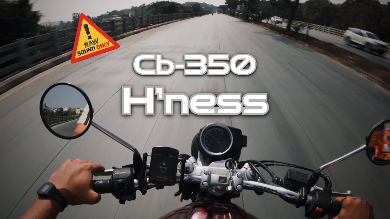 Honda Cb-350 H’ness | RAW Sound Only!