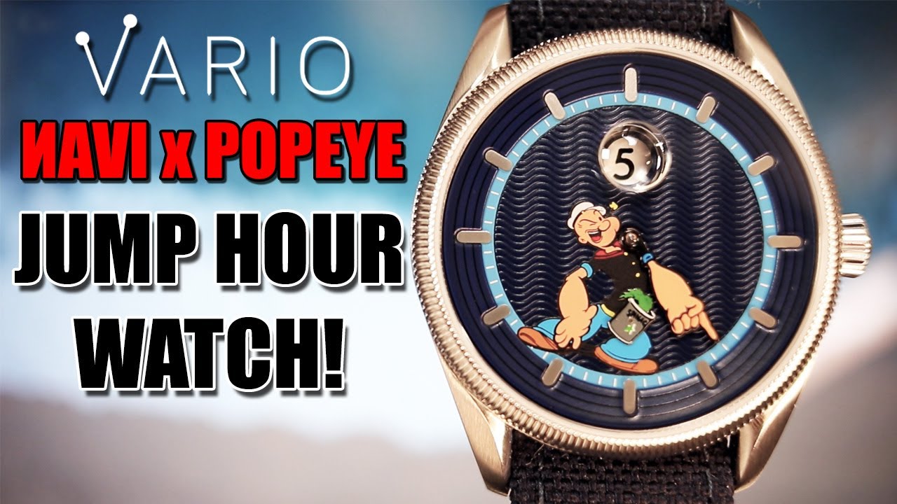 ⚓️ Now THIS is COOL! | VARIO ИAVI x POPEYE Jump Hour Automatic Watch Review | Should YOU buy one? ⚓️