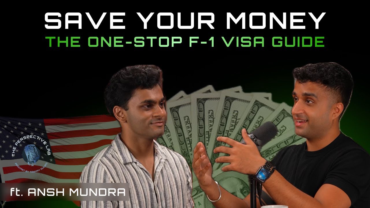 F1-Visa: Hacks to Save Your Money - Ansh Mundra (4K)