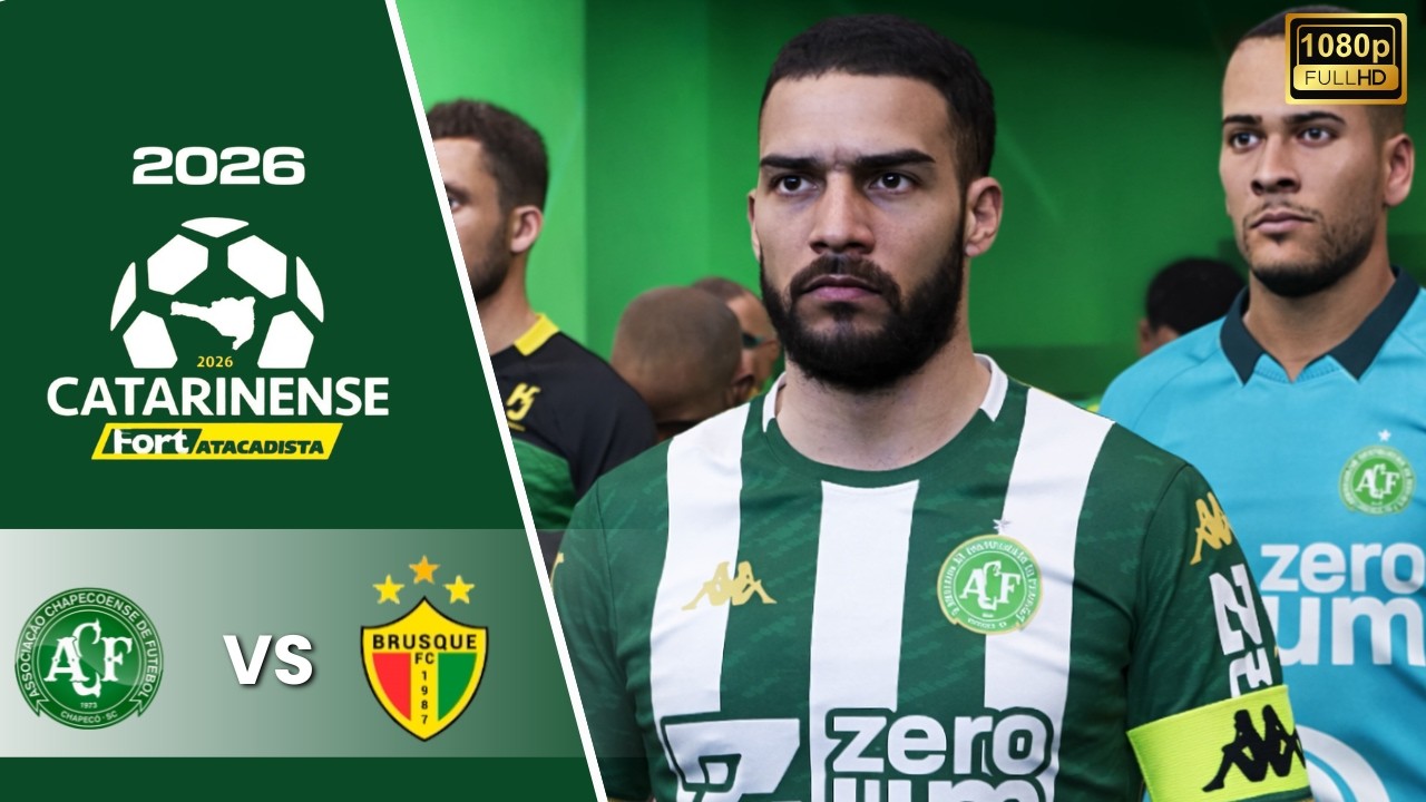 CHAPECOENSE X BRUSQUE  | CAMPEONATO CATARINENSE - SEMIFINAL JOGO DE VOLTA | GOGOSZ PATCH 60FPS.
