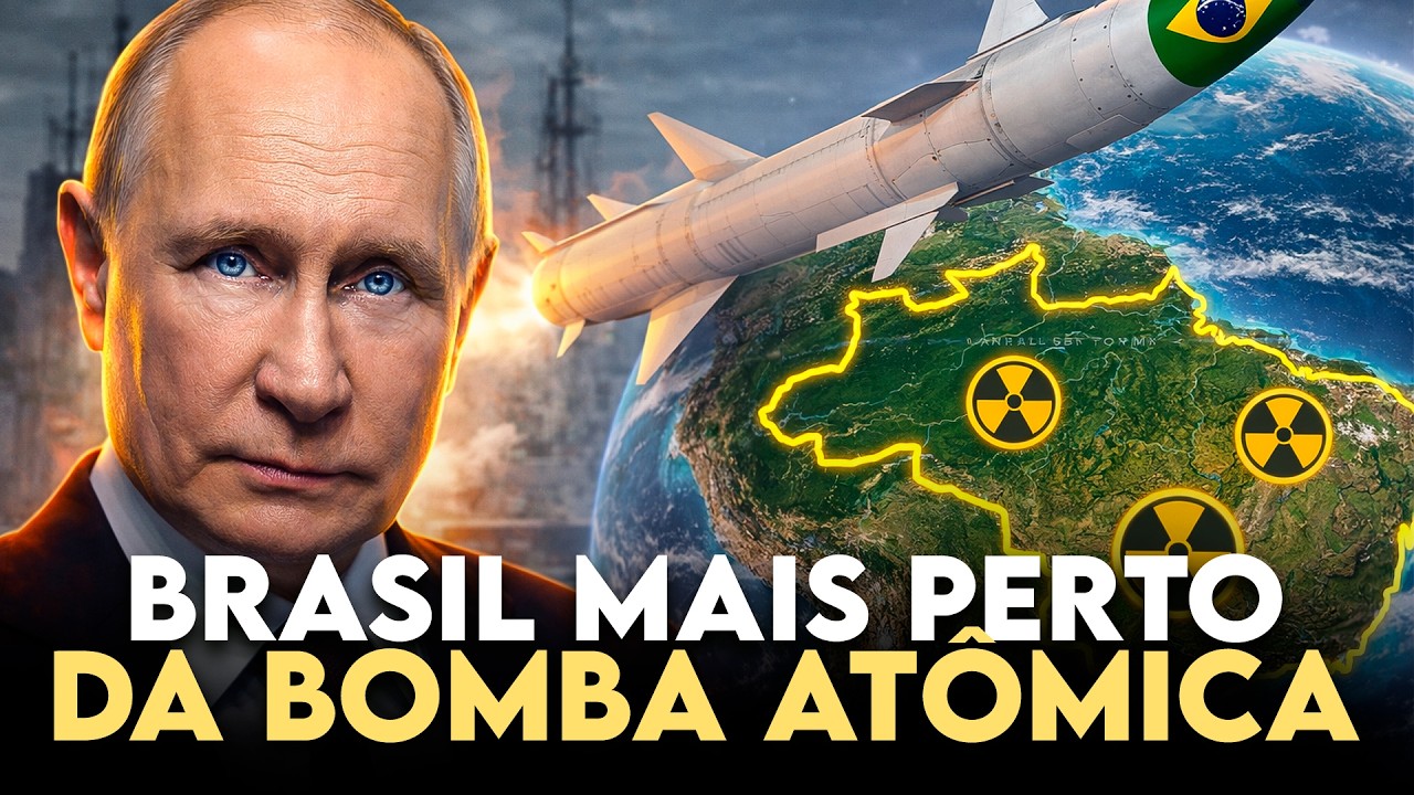 CRÍTICO: RÚSSIA deixa o BRASIL mais perto da BOMBA ATÔMICA BRASILEIRA?