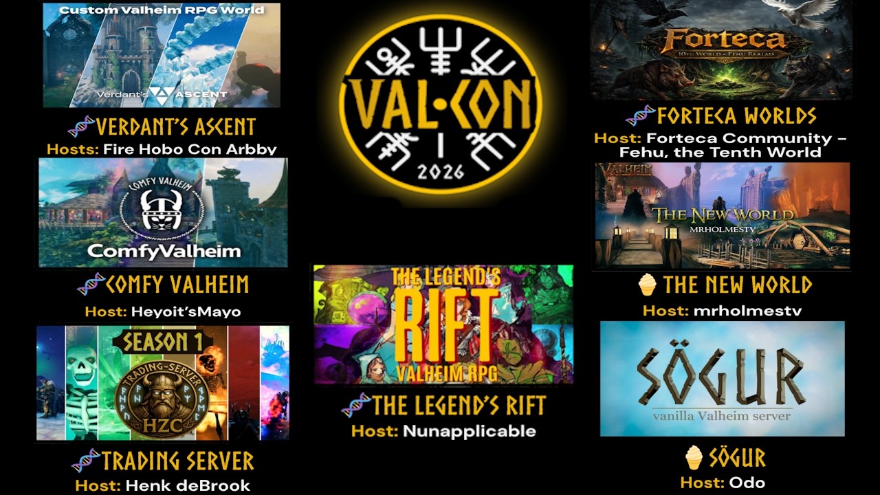 7 More Valheim Worlds to Explore l Hype Week #ValCon2026