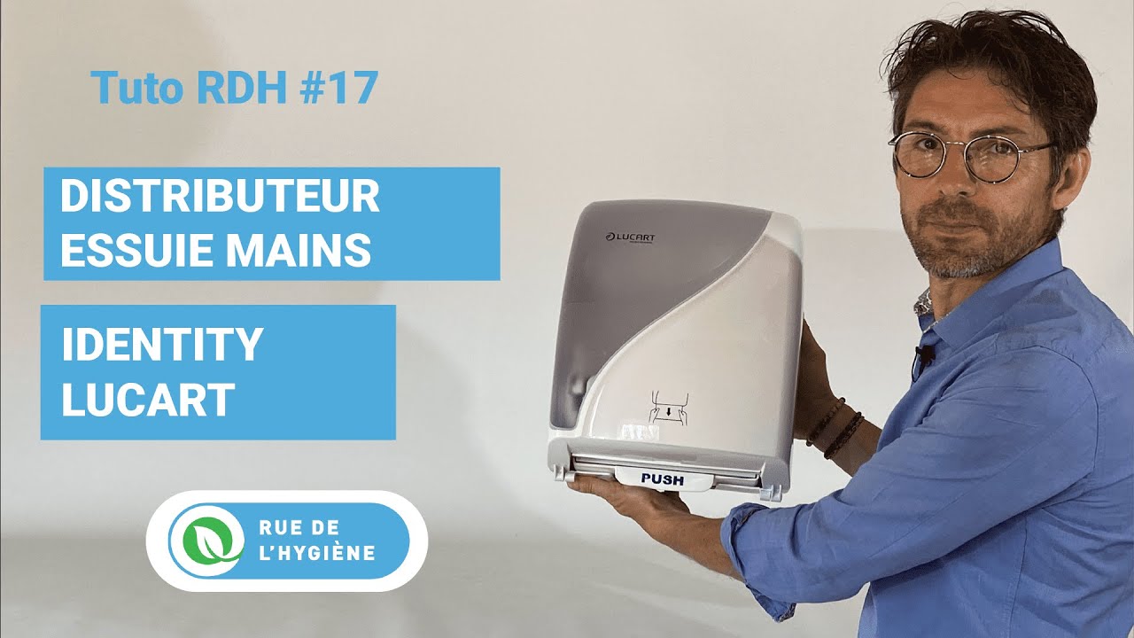 Comment changer le bouton d'ouverture d'un distributeur papier Lucart ?
