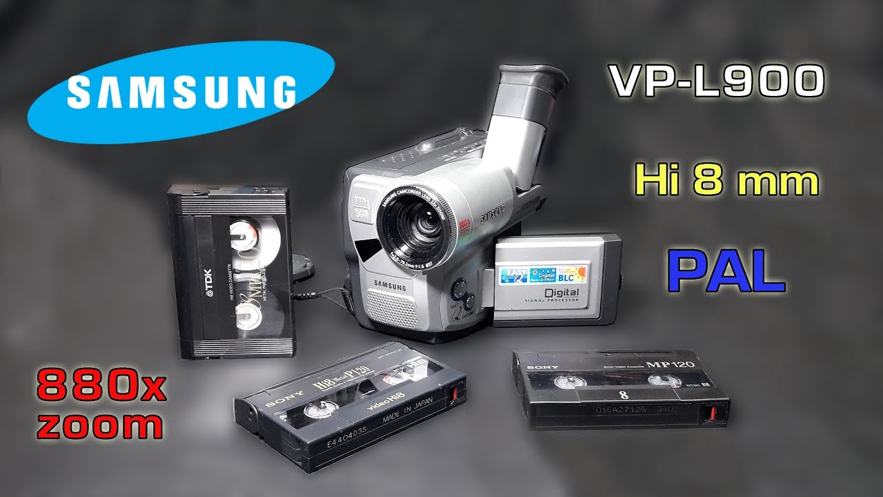 Samsung VP-L900 Videocámara Hi8 PAL