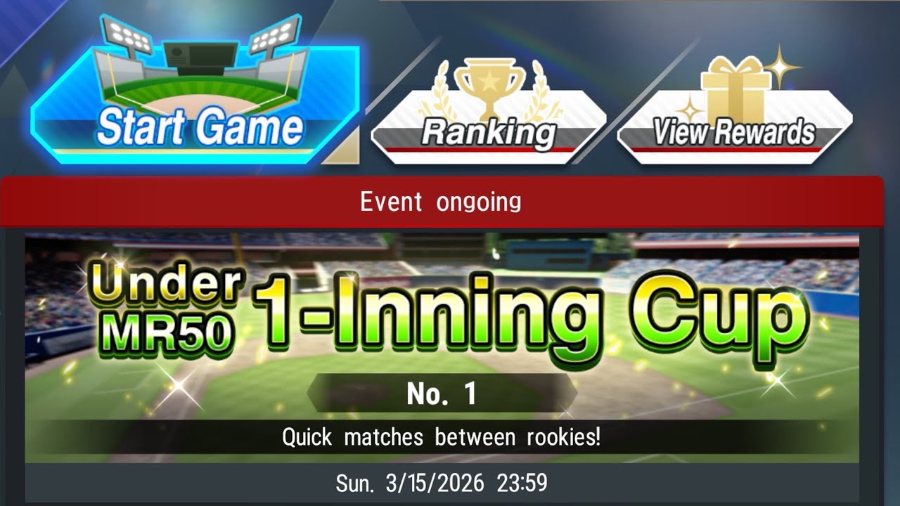 eBaseball: Pro Spirits: 1-Inning Cup Game