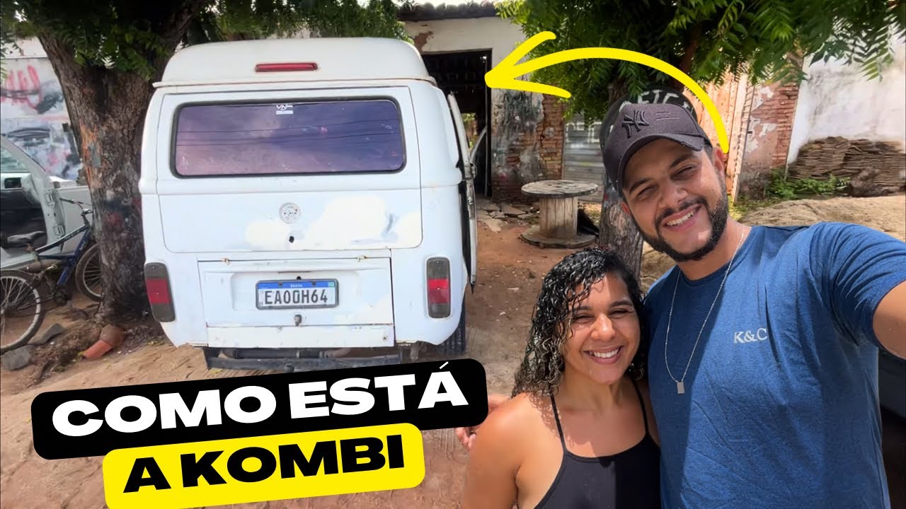 OLHA COMO ESTÁ FICANDO NOSSA KOMBI HOME