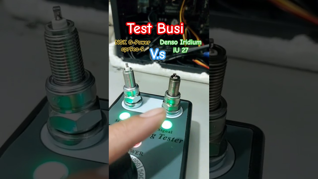Busi NGk G-Power vs Denso Iridium #busiracing #copbusi #busi #spareplug #tesbusi #prabzgarage