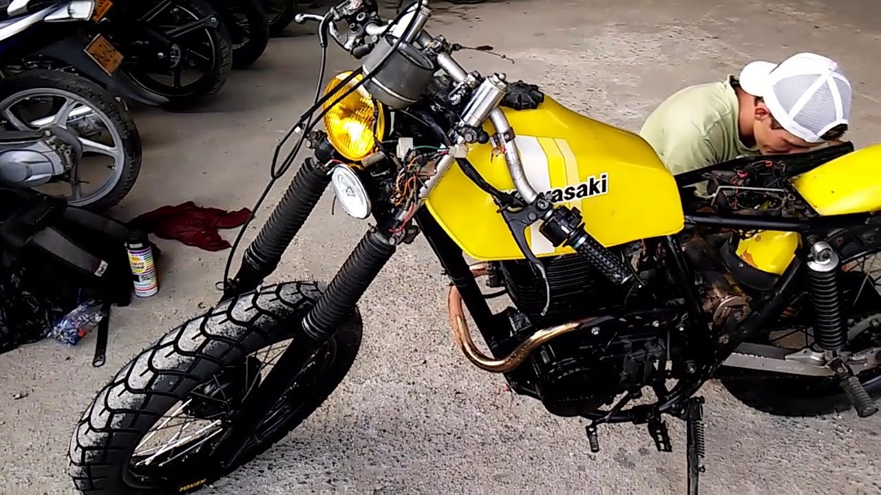modificacion cafe racer kawasaki kl 250 A3 antioquia - Fabian Gonzalez