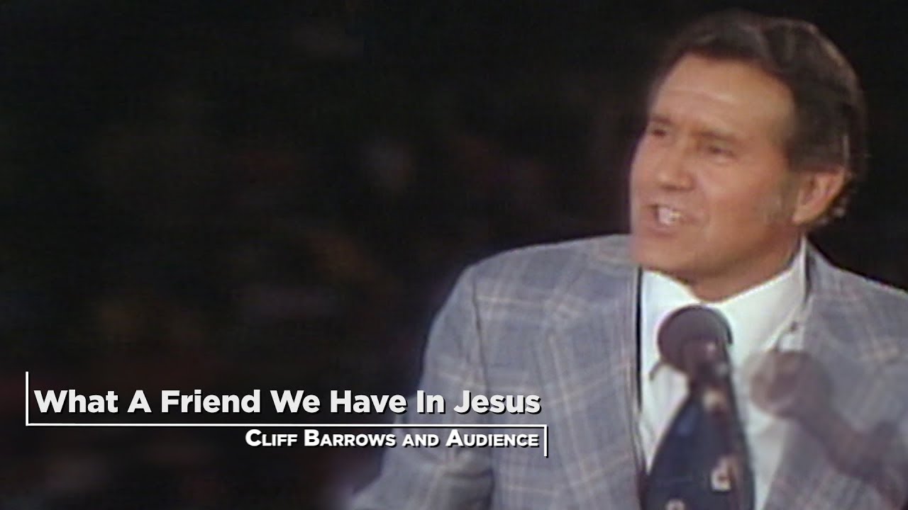 Cliff Barrows Leads Audience in 'What a Friend We Have in Jesus'