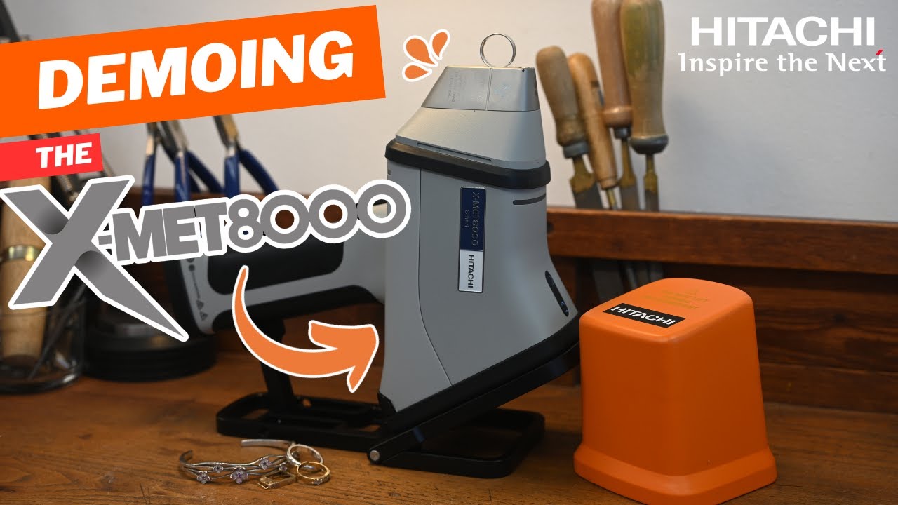Demoing Hitachi's XMET-8000 XRF Precious Metal Analyser!