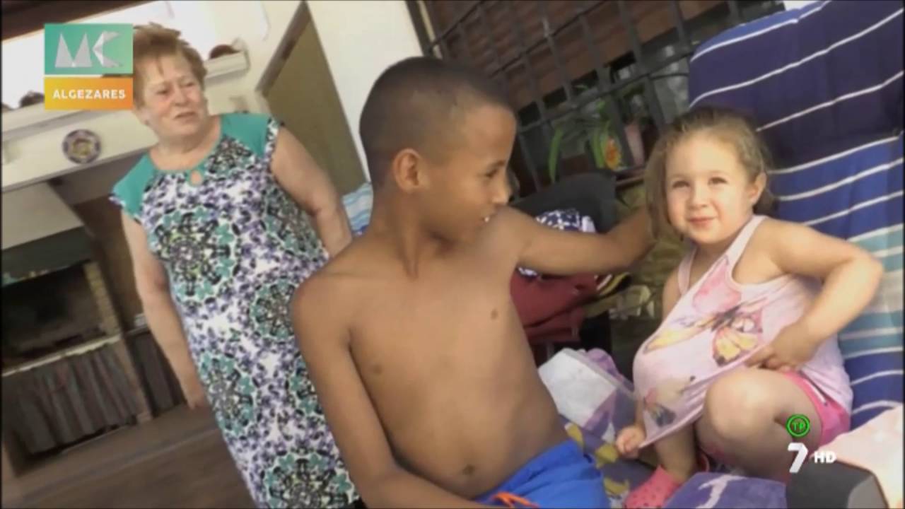 Nayen, uno de los niños saharauis que nos visitan este verano