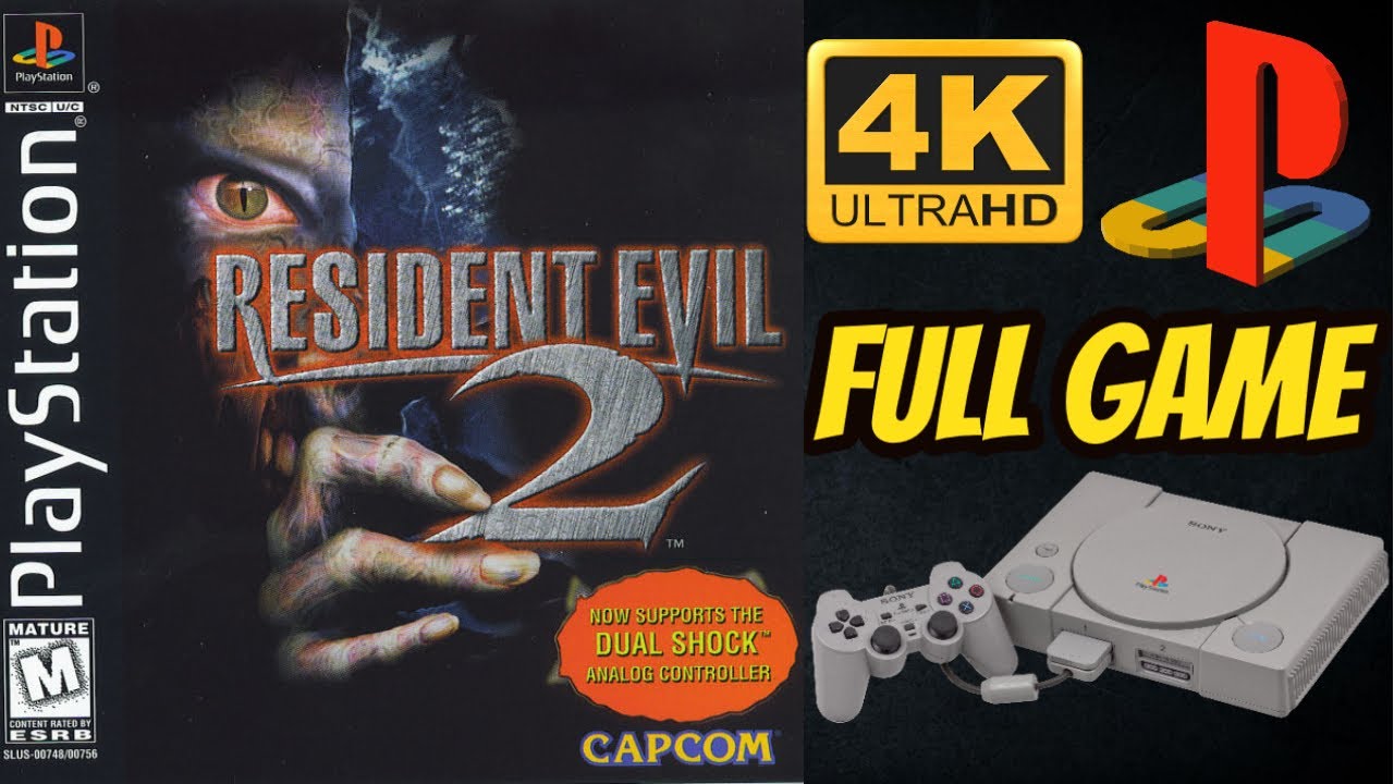 Resident Evil 2 | PS1 | 4K60ᶠᵖˢ UHD🔴| Longplay Walkthrough Playthrough Full Movie Game