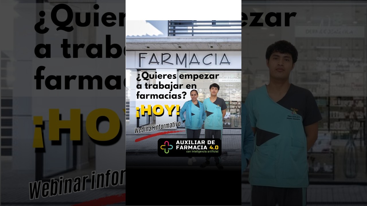 Clase informativa express de Auxiliar de Farmacia