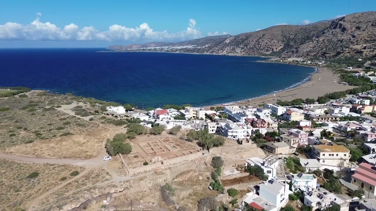 Drone video June 2024 from Paleochora in Crete