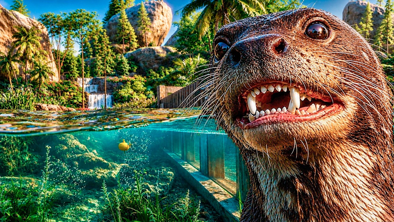 O Habitat PERFEITO para as Ariranhas! | Planet Zoo - Ep.13