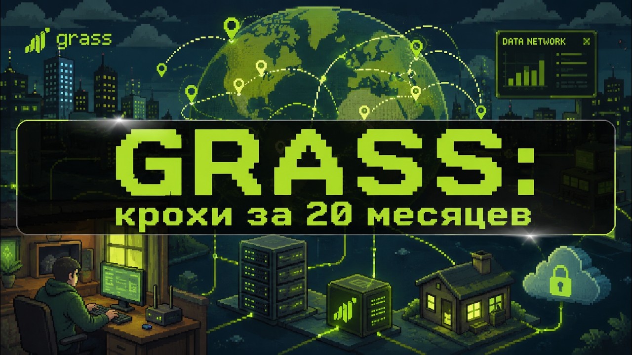 Grass: как AI- сеть платит за интернет и почему Stage 2 дал крохи airdrop (vs Vana, Sahara AI) обзор