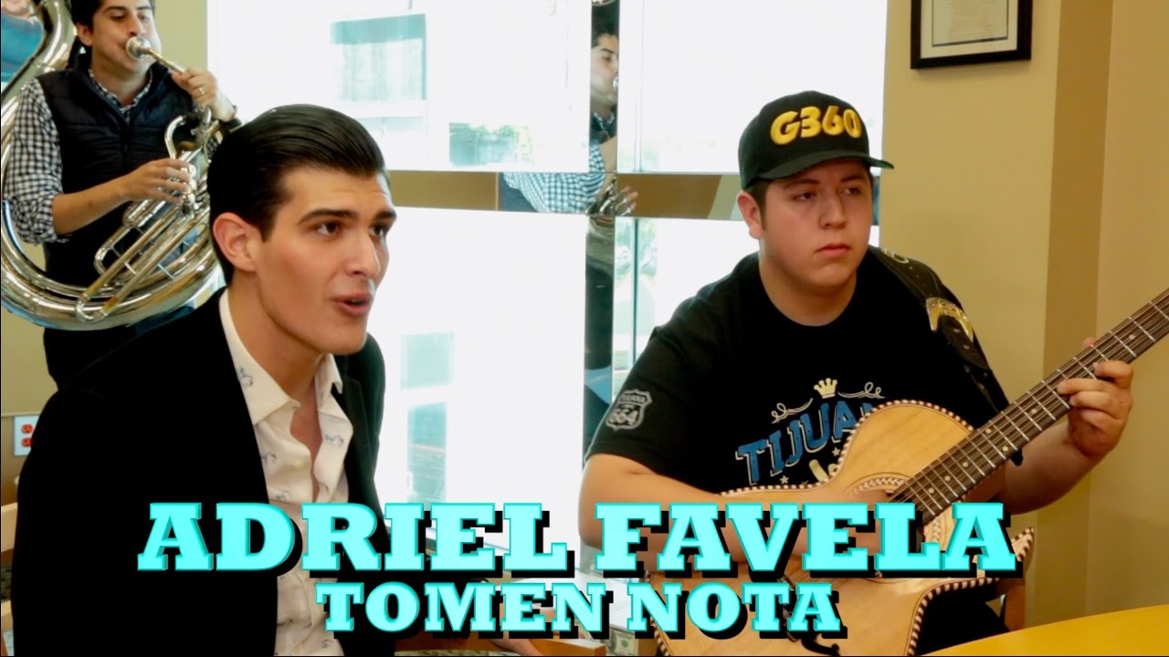 ADRIEL FAVELA - TOMEN NOTA (Versi&oacute;n Pepe's Office)