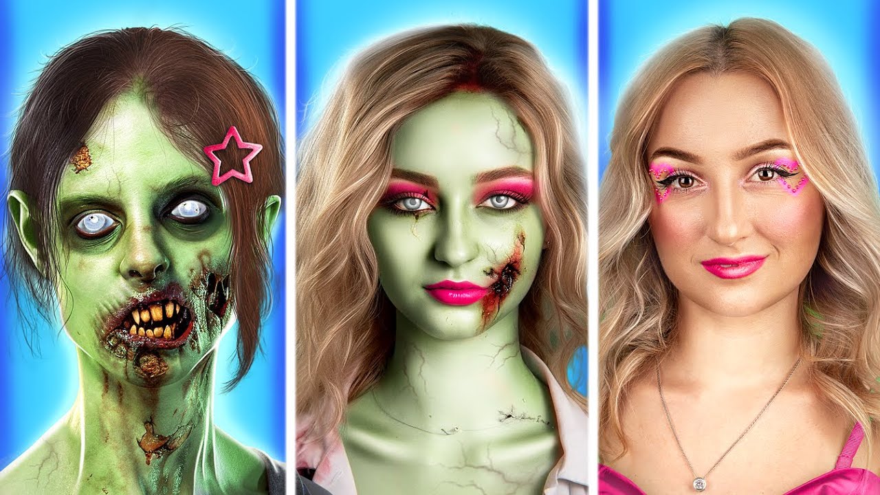 Vom Zombiem&auml;dchen zur Sch&ouml;nheit / Extremes MakeOver mit Gadgets von Tik Tok