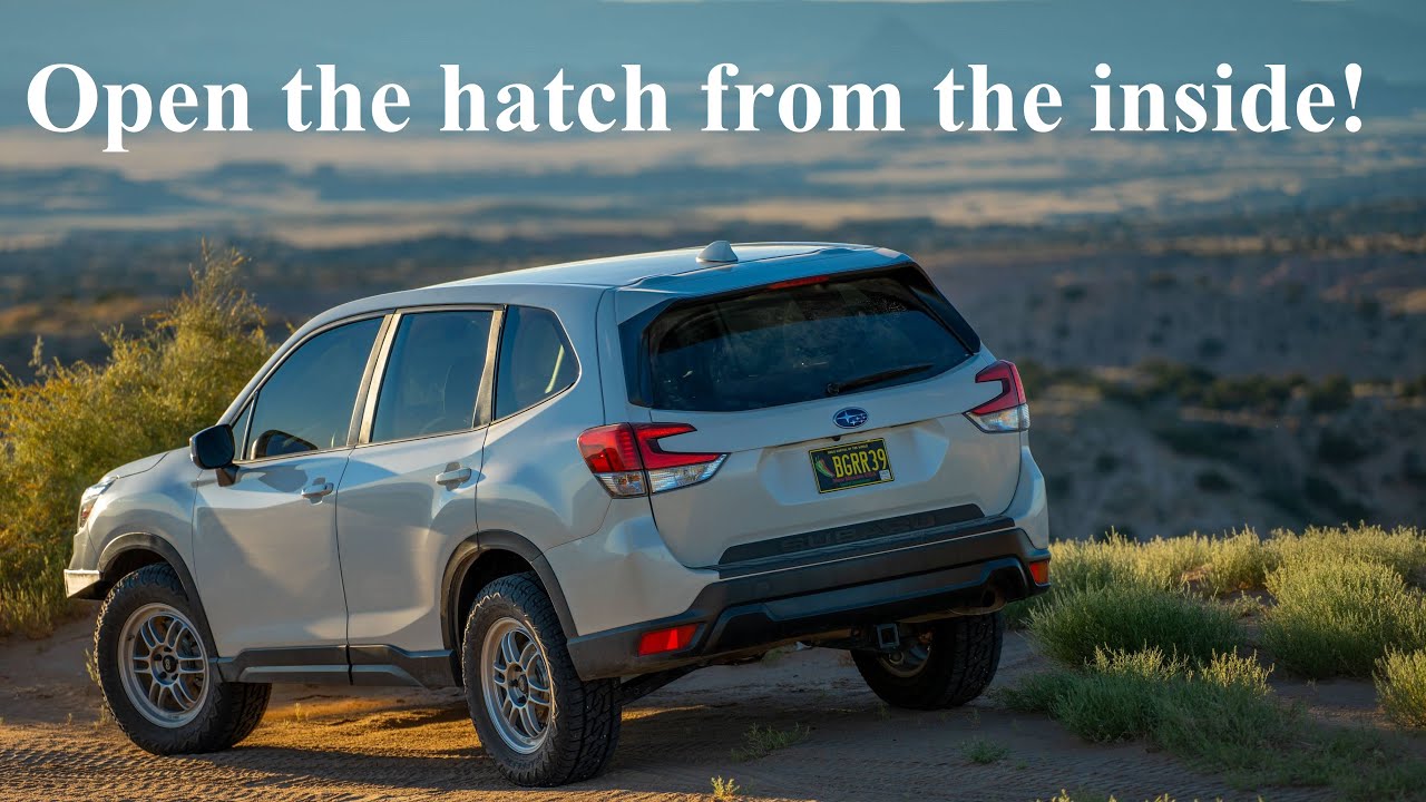 DIY Interior Hatch Release Switch (2019+ Subaru Forester)