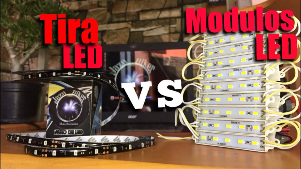 Que Instalar TIRAS LED o MÓDULOS para INSTALAR en MOTOS