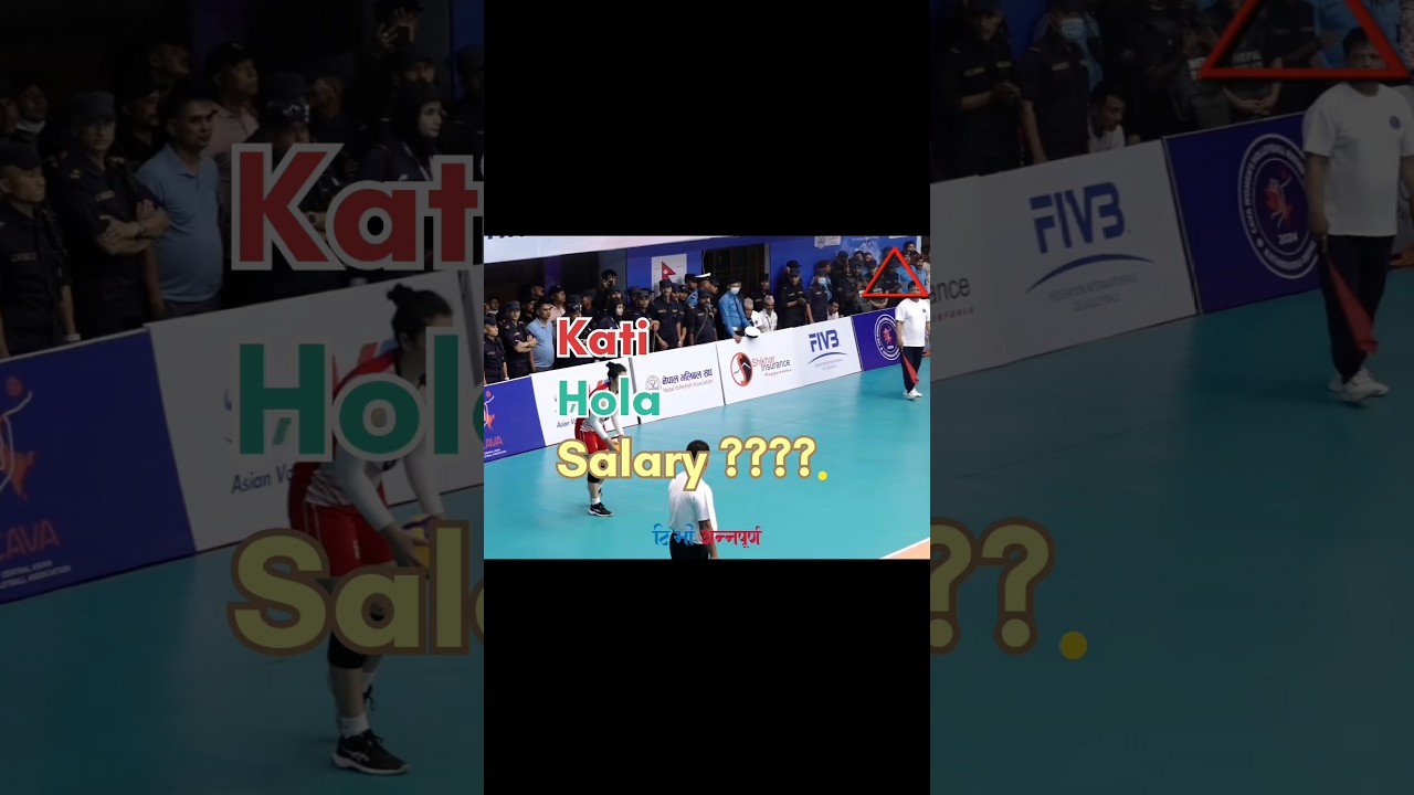 Nepali National Volleyball Team ko Kati Salary ?? #nepal #nepali #sports