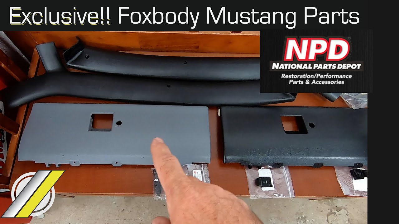 You Own a Foxbody?? - 1979-1993 Mustang Interior Parts - NPD Exclusive
