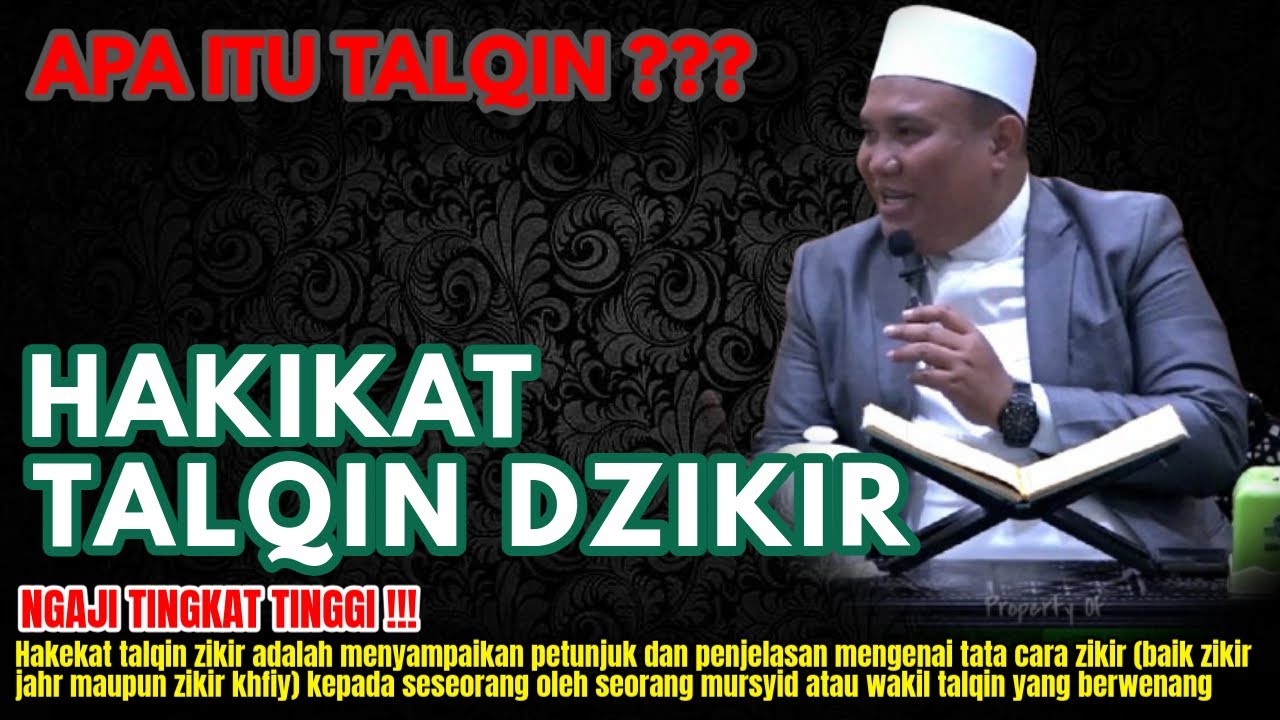 Hakikat Talqin Dzikir !!! Apa Itu Talqin 🔴 Dr TGH ZAINUL HUDA QH MA
