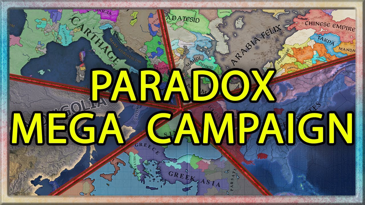 Paradox Mega Campaign - Imperator to CK3 to EU4 to Vic2 to HOI4 - 2246 year Timelapse