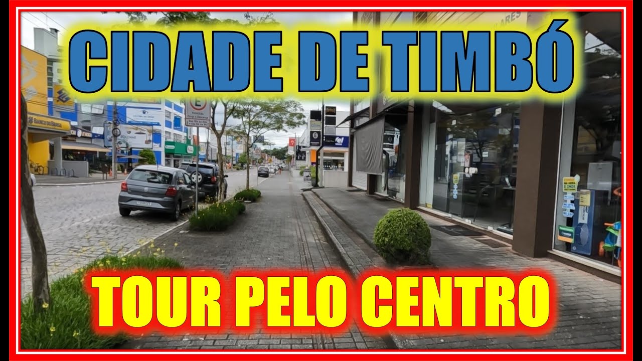 TOUR PELO CENTRO DA CIDADE DE TIMBÓ - SANTA CATARINA