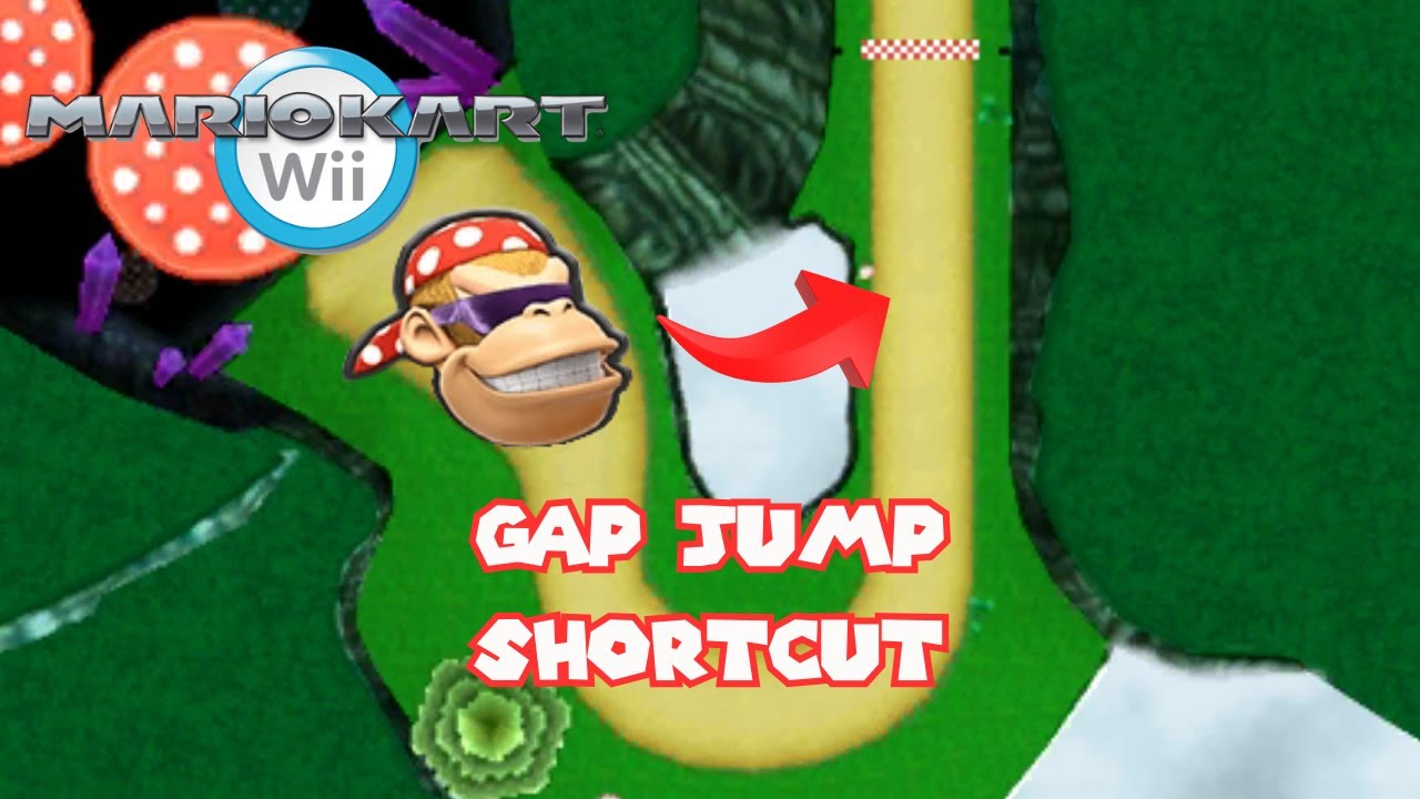How to easily do the Mushroom Gorge gap jump shortcut in Mario Kart Wii!