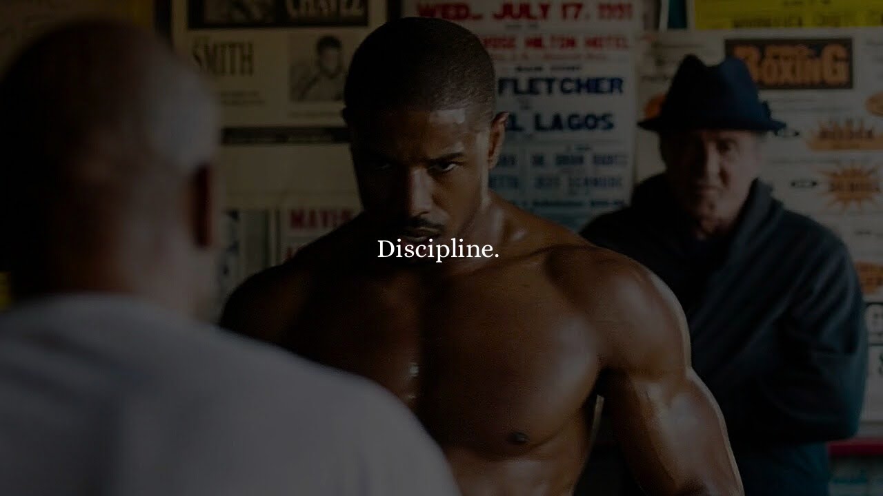 It's time to discipline yourself bro.
