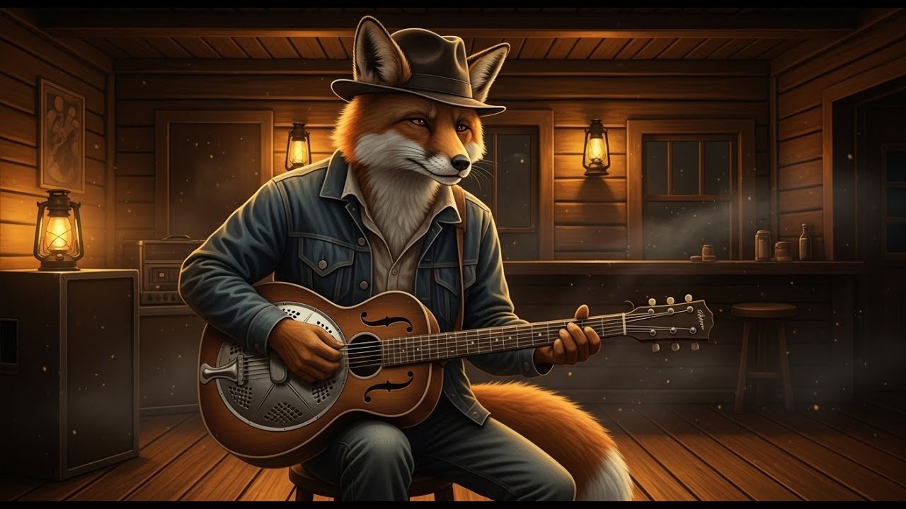 Deep Southern Blues | Whisky Night Delta Guitar, Vocal & Harmonica (1.5 Hours)