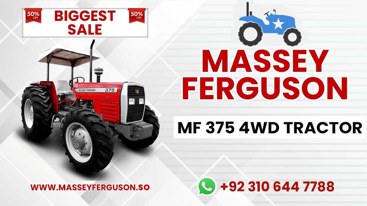 Massey Ferguson 375 4WD Tractor For Sale In Somalia