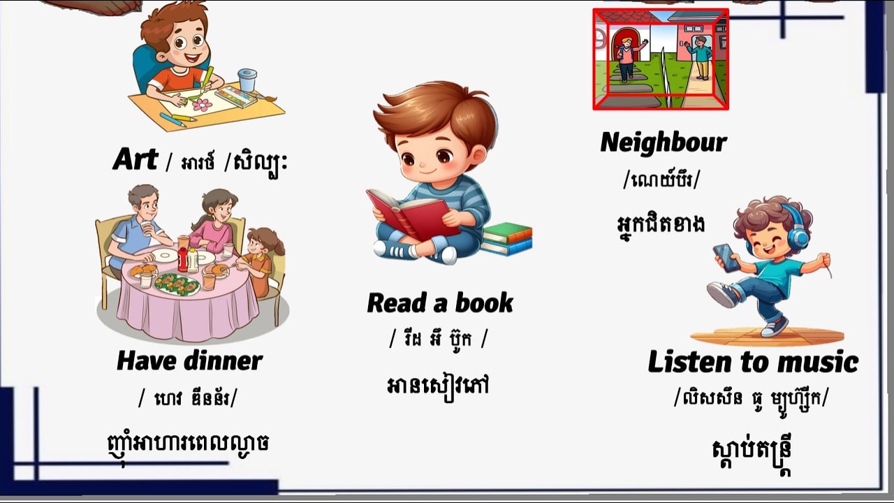 រៀនពាក្យភាសាអង់គ្លេស l Learn English Vocabulary