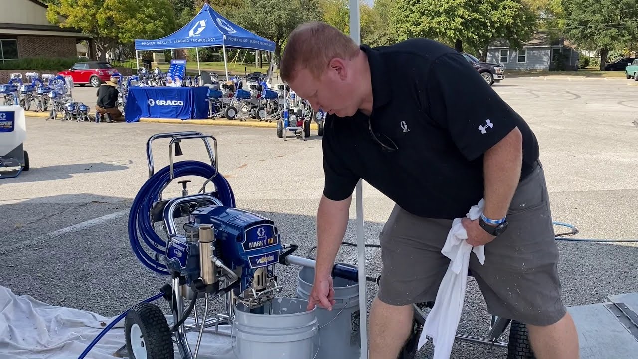 Graco Mark V 3-in-1 Sprayer - Airless Texture Sprayer Demo