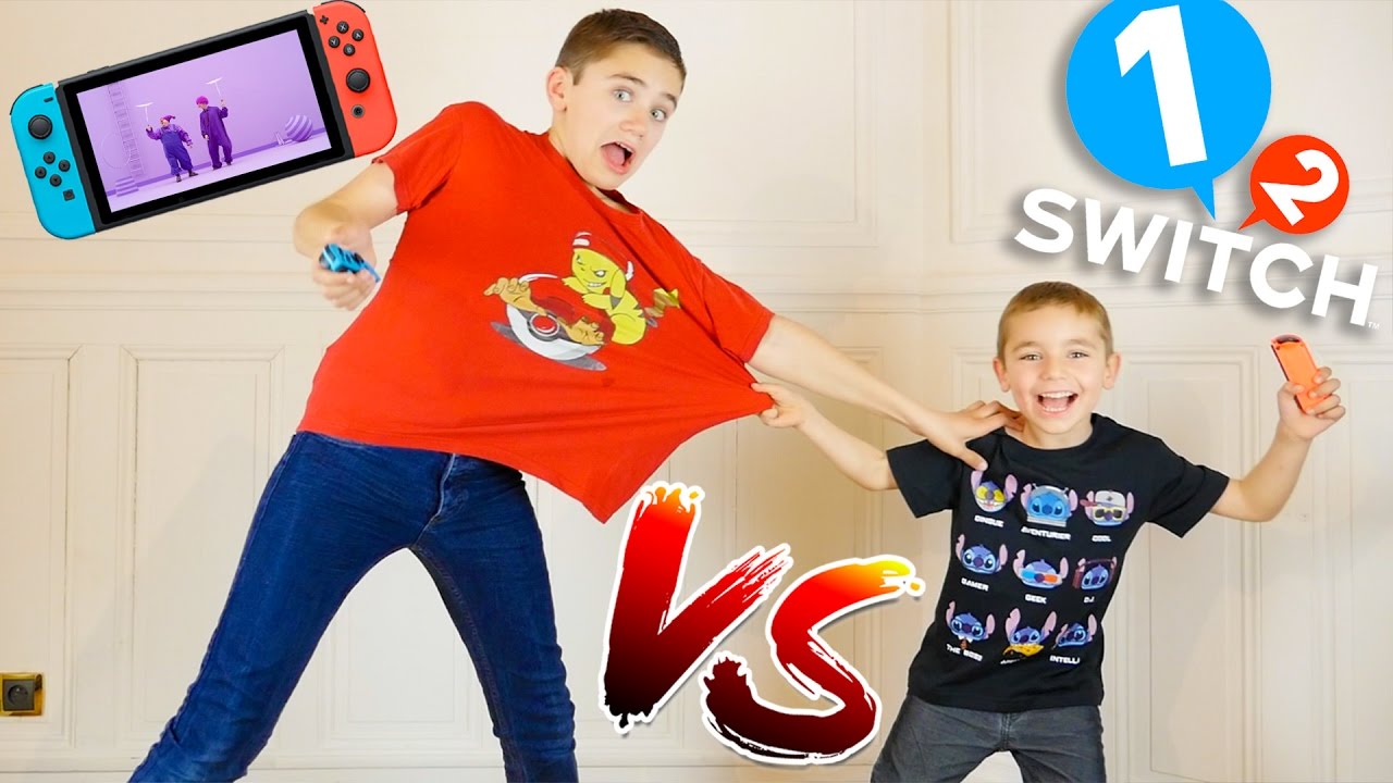NINTENDO 1-2 SWITCH CHALLENGE entre Frères : La Revanche !