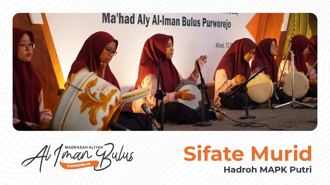 SIFATE MURID - Grup Hadroh MAPK Putri