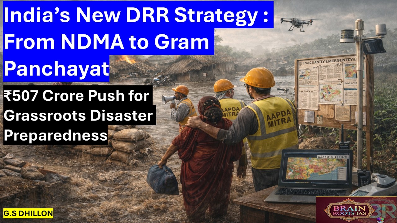 India’s New DRR Strategy : From NDMA to Gram Panchayat  The Localization of Disaster Risk Reduction