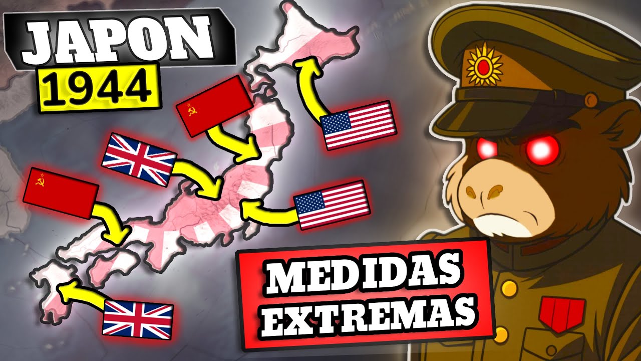 JAPON en 1944 es (casi) IMPOSIBLE de SALVAR ⛔⛔. HOI4, WW2.