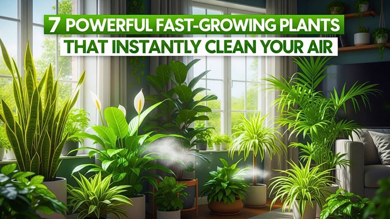 7 Powerful Fast-Growing Plants That Instantly Clean Your Air
